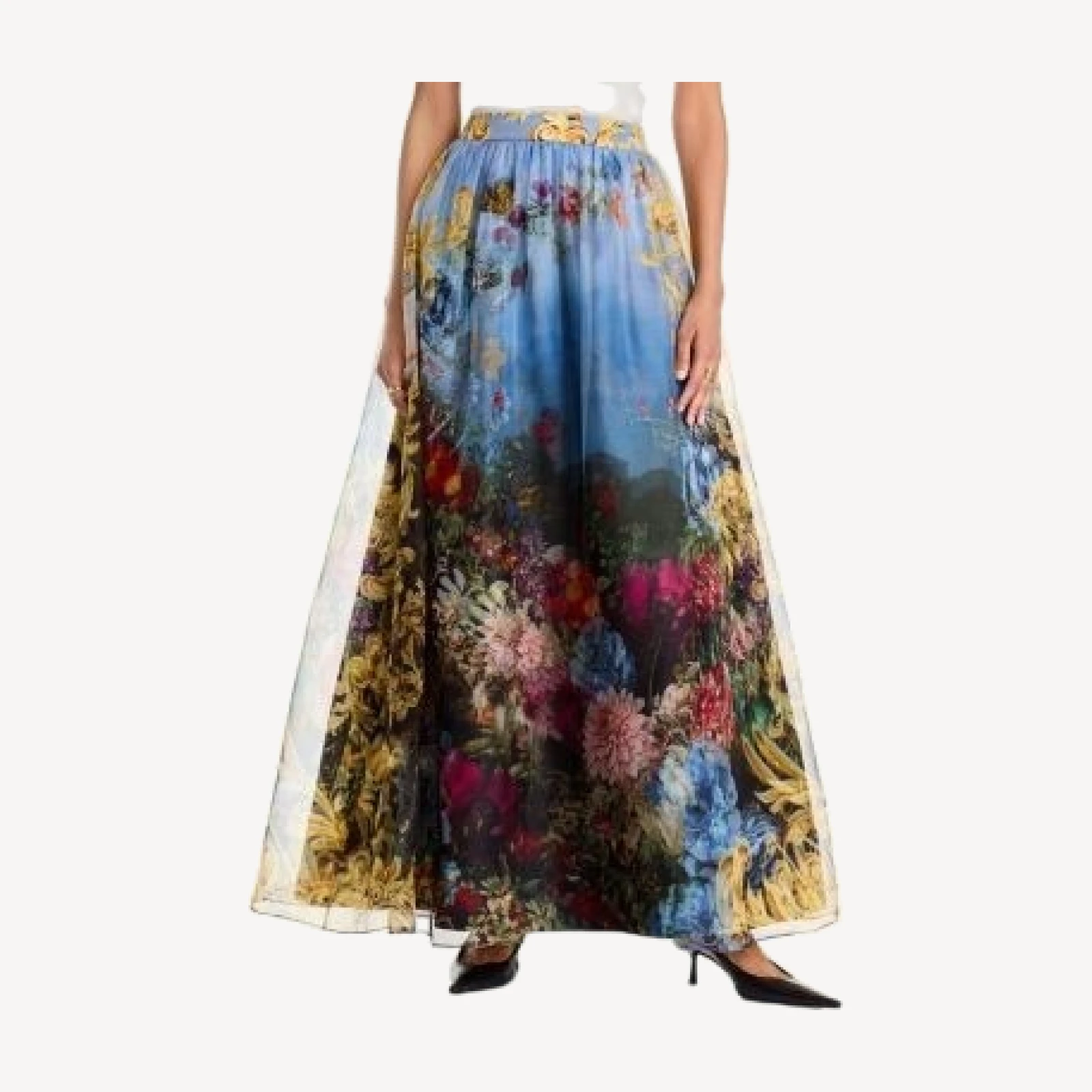 Alice and Olivia Dixie Silk Ballgown Chiffon Skirt