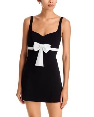Alice and Olivia Eve Bow Mini Dress