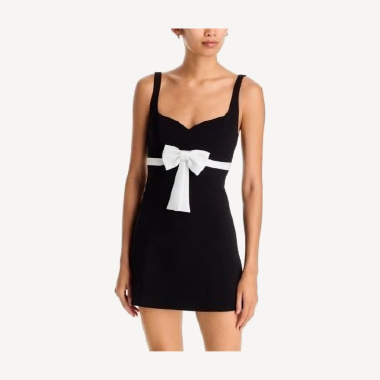 Alice and Olivia Eve Bow Mini Dress