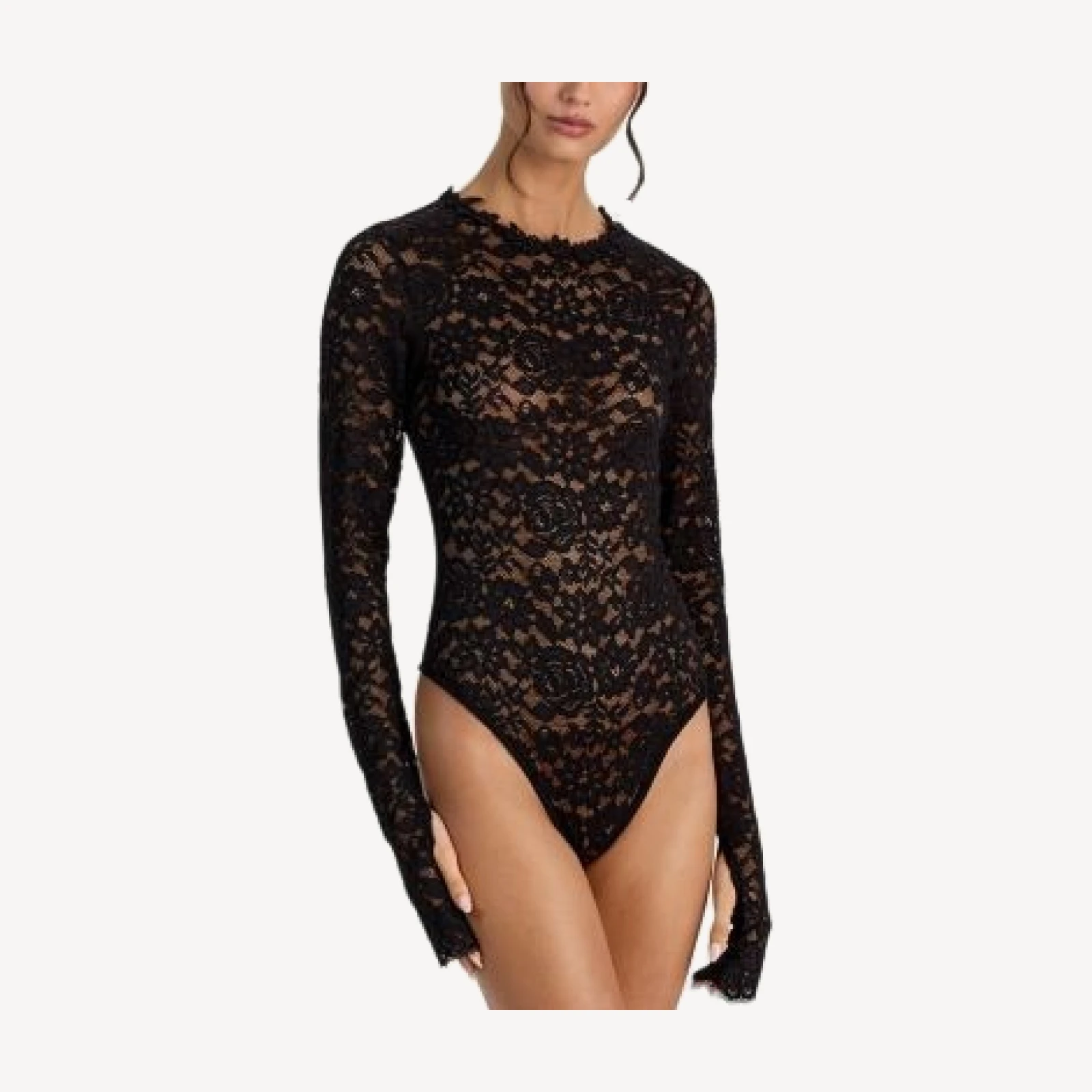 Alice and Olivia Taeyn Lace Bodysuit