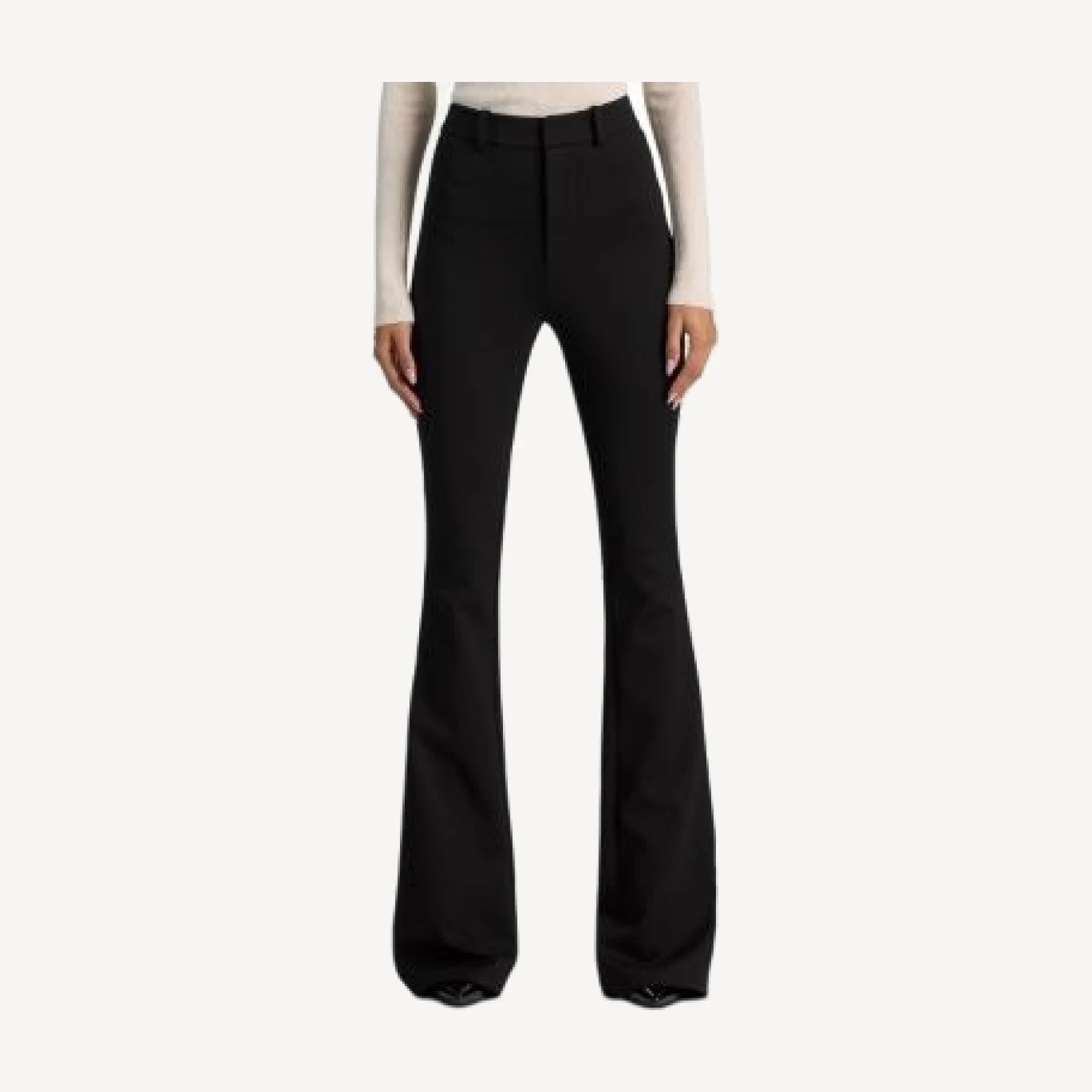 Alice and Olivia Kerry Ultra High Rise Skinny Bootcut Trousers