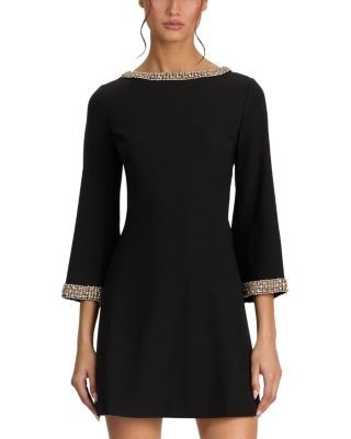 Alice and Olivia Mailynn Embellished Mini Dress