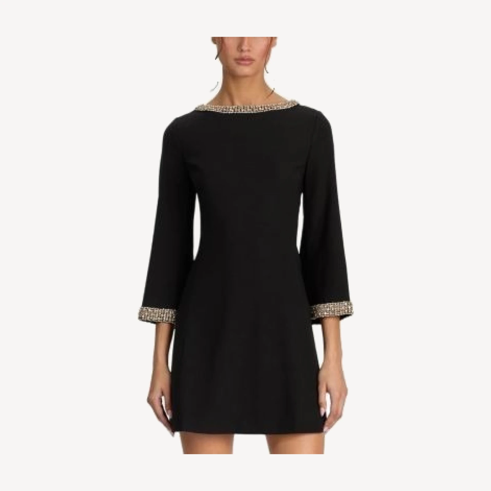 Alice and Olivia Mailynn Embellished Mini Dress
