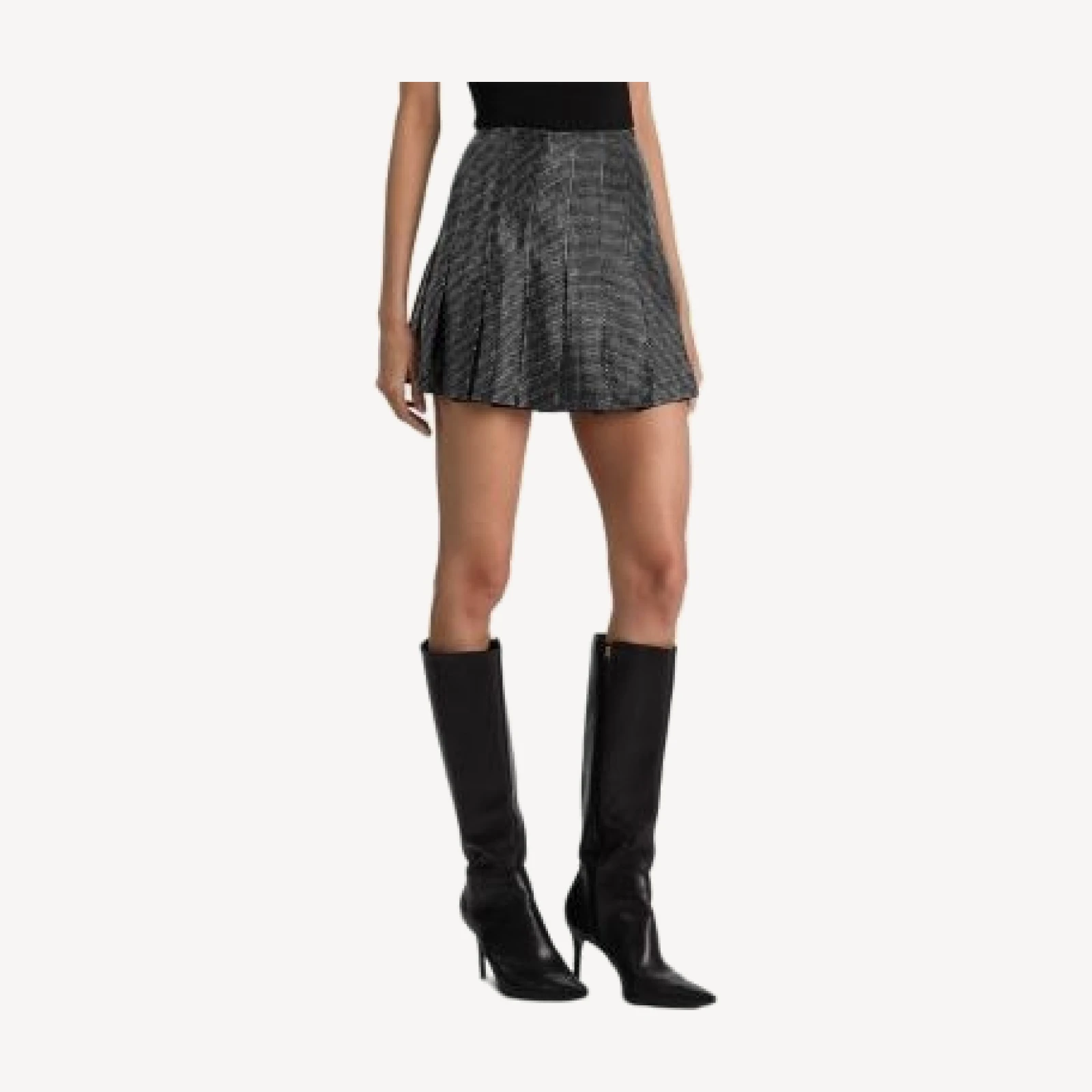 Alice and Olivia Carter Embellished Mini Skirt