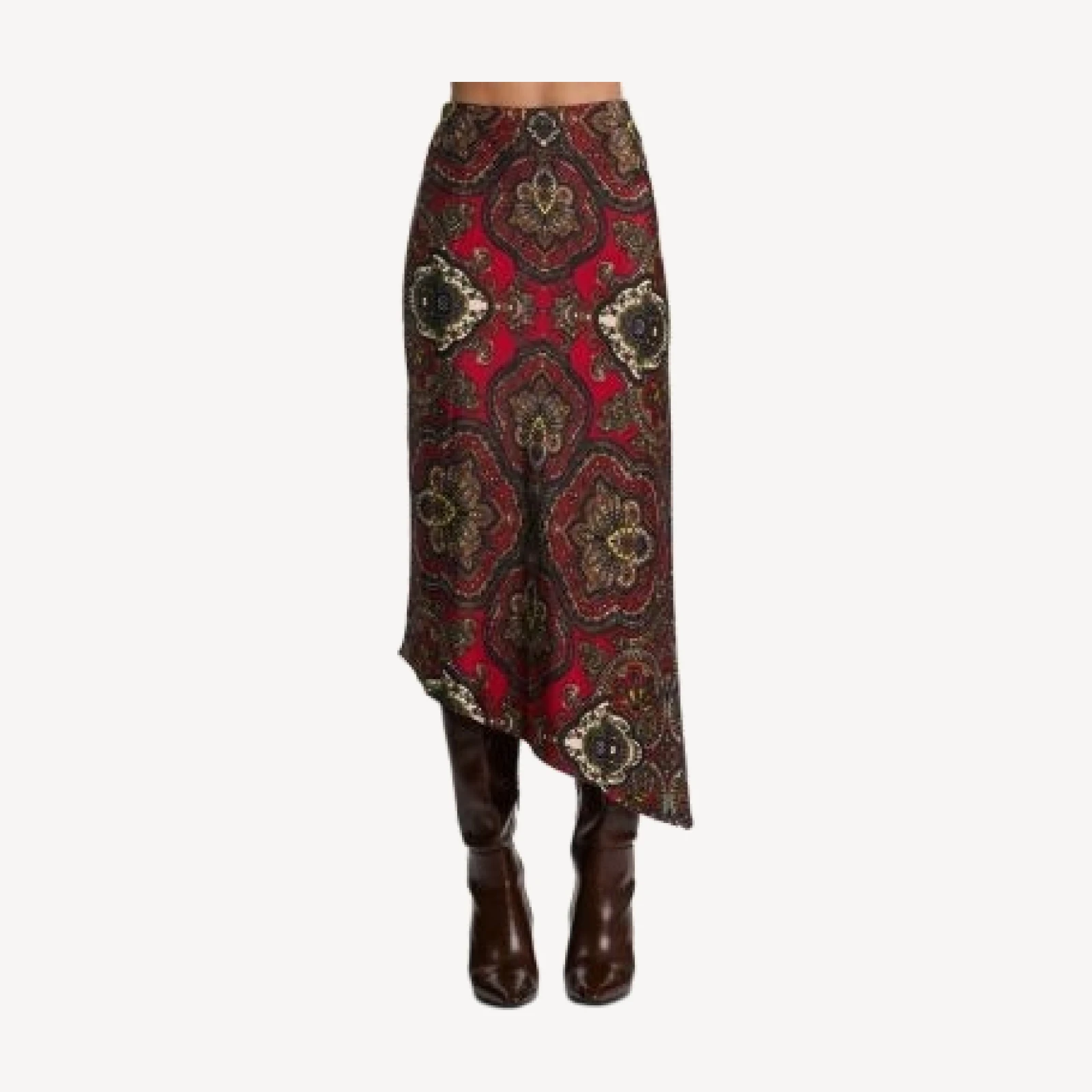 Alice and Olivia Maeve Asymmetric Skirt