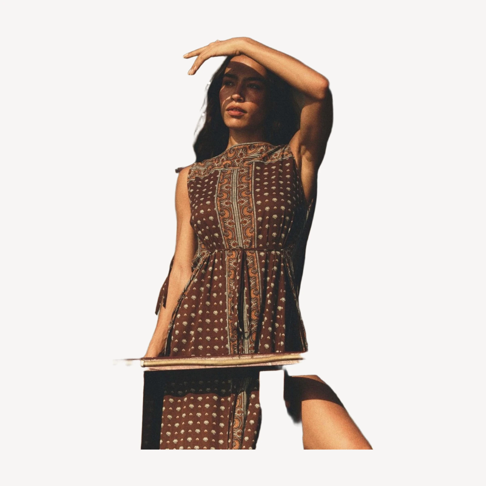AMARANTE DRESS -- TERRE FOULARD DE LA MER