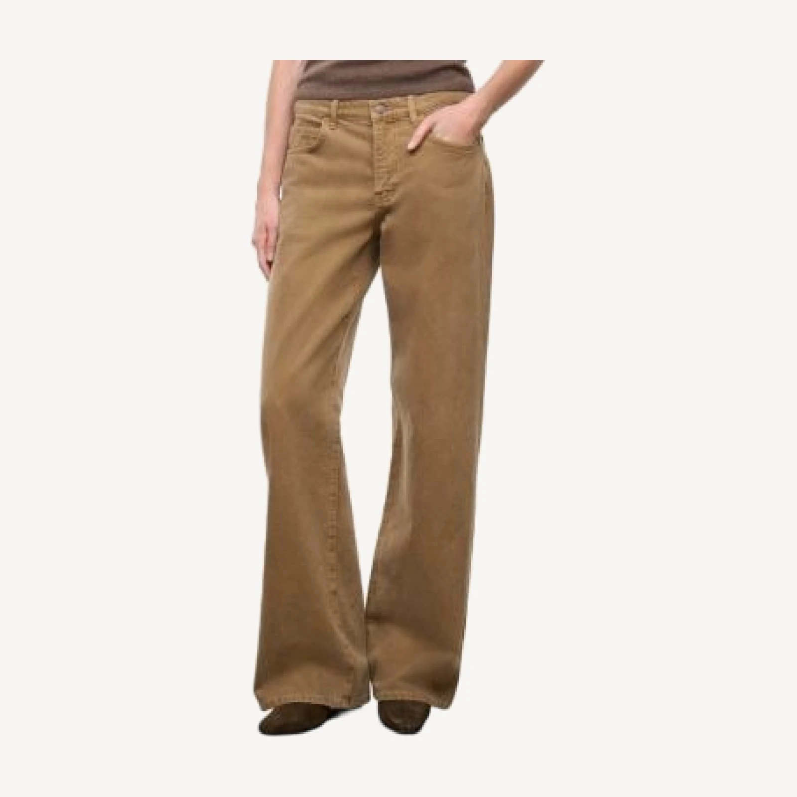 Staud Gus Mid Rise Relaxed Jeans