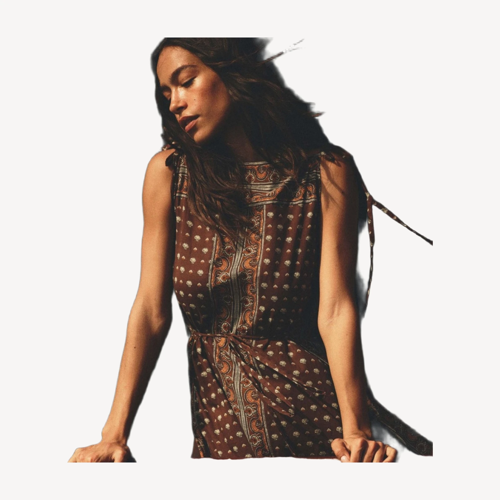 AMARANTE DRESS -- TERRE FOULARD DE LA MER