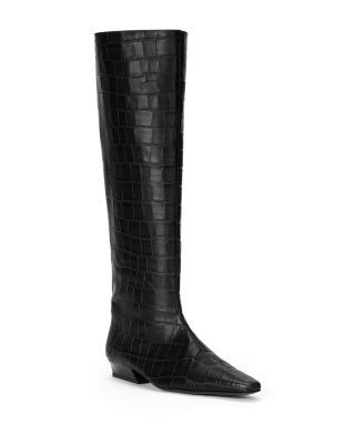 Staud Women's Wally Leather Flat Boots