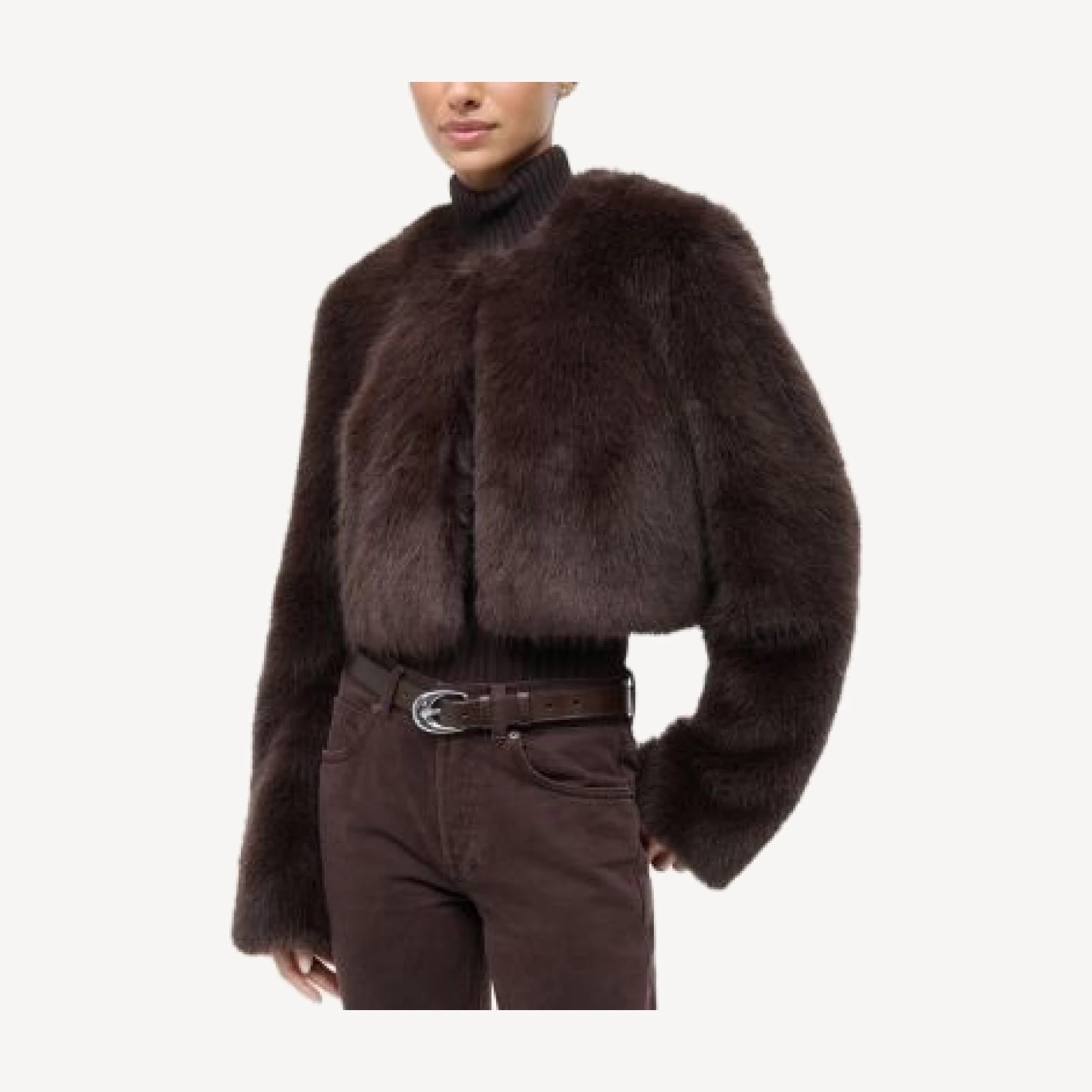 Staud Casimira Faux Fur Jacket