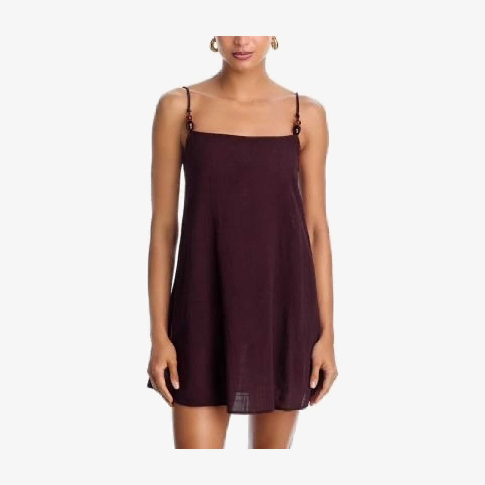 Staud Laura Cover-Up Mini Dress