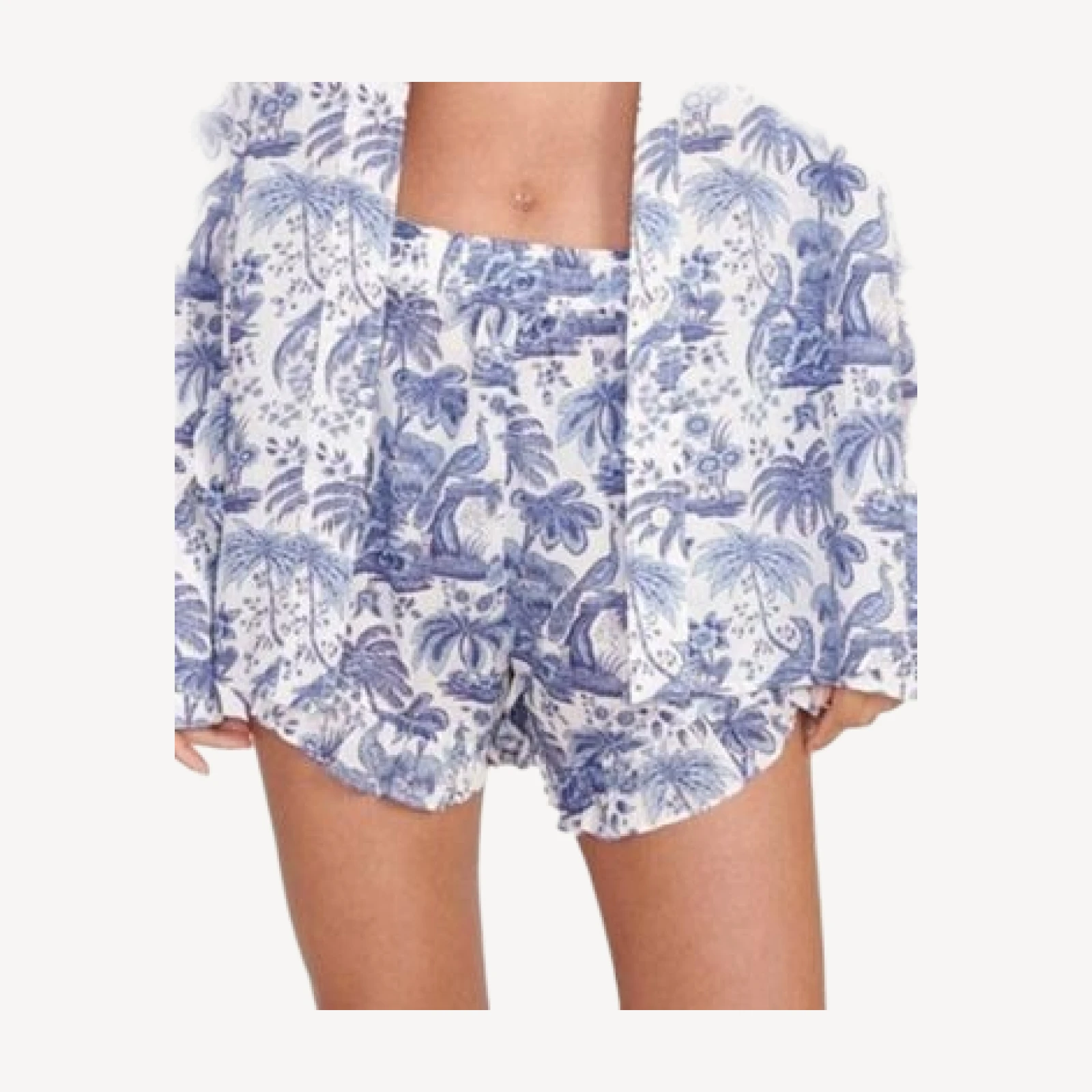 Staud Boyana Swim Cover-Up Shorts