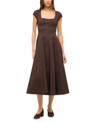 Staud Short Sleeve Wells Dress