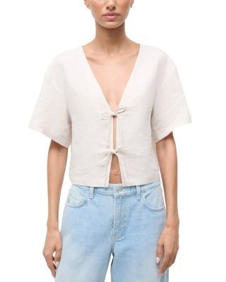 Staud Ava Linen Top