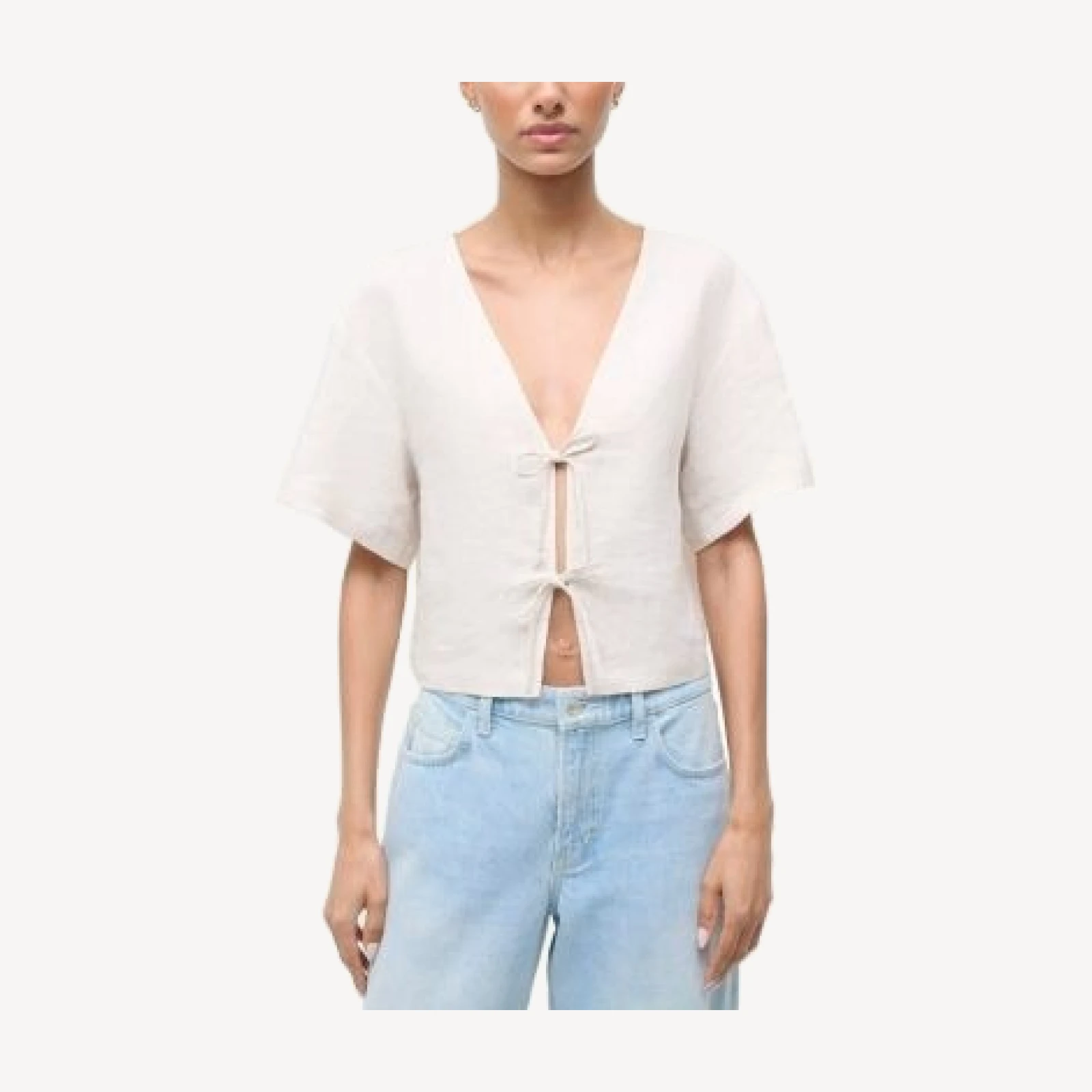 Staud Ava Linen Top
