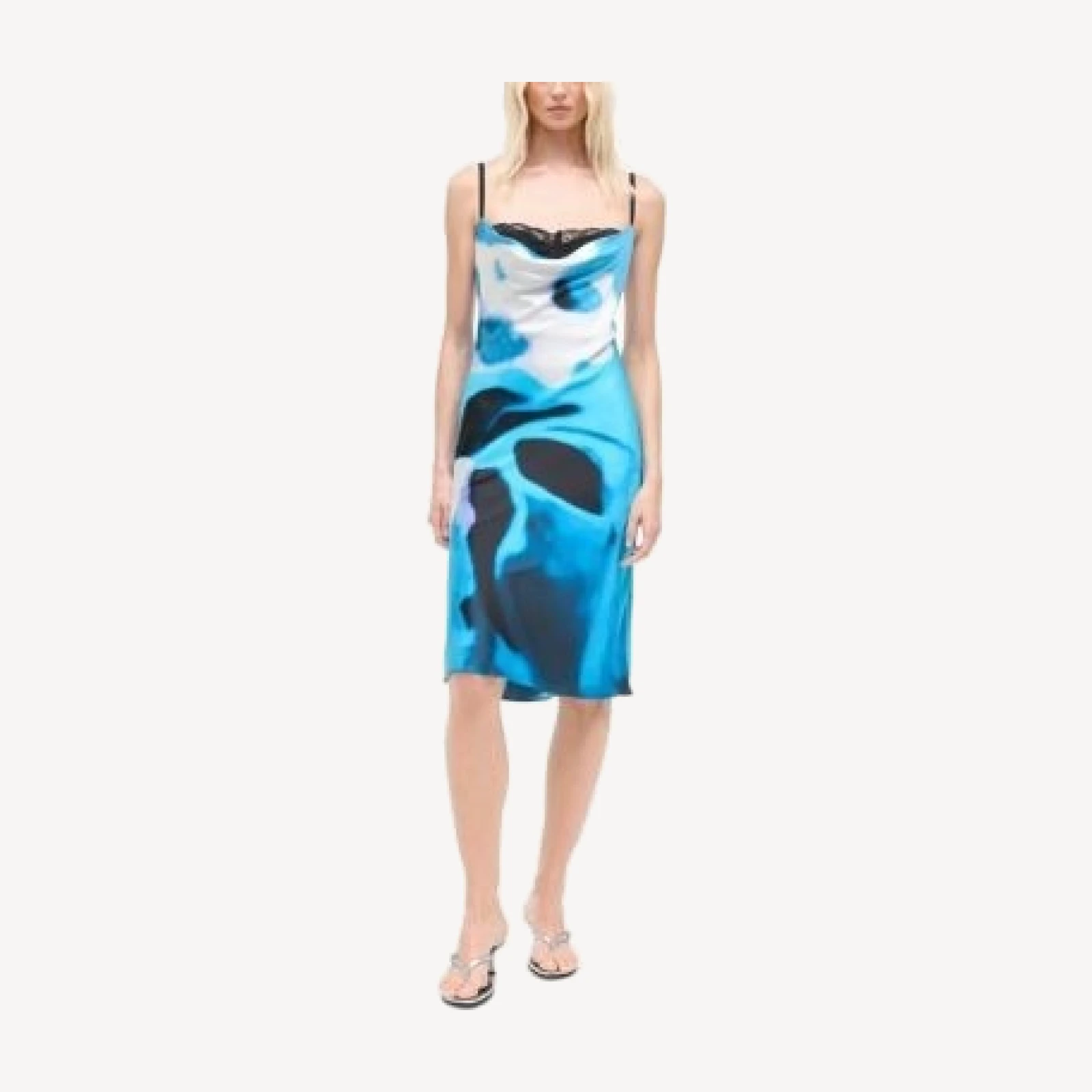 Staud Evangeline Silk Blend Dress