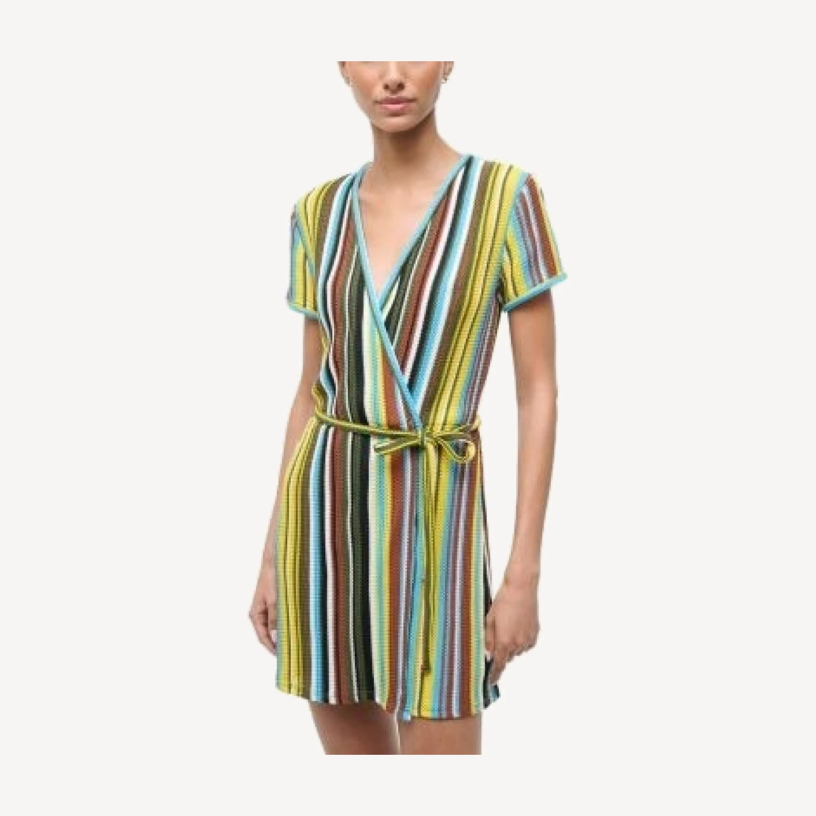 Staud Spritz Wrap Dress Swim Cover-Up