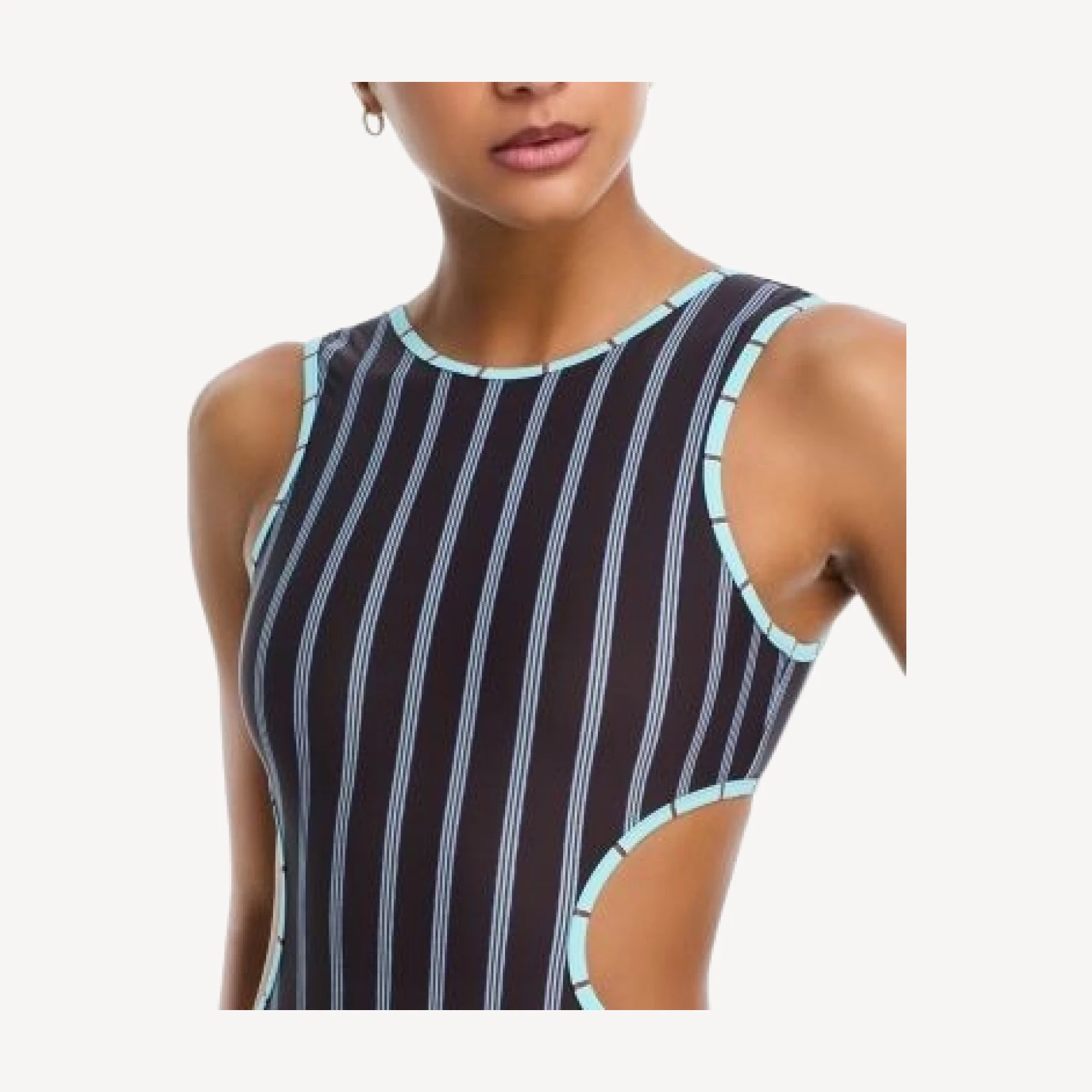 Staud Dolce Waist Cutout Swimsuit