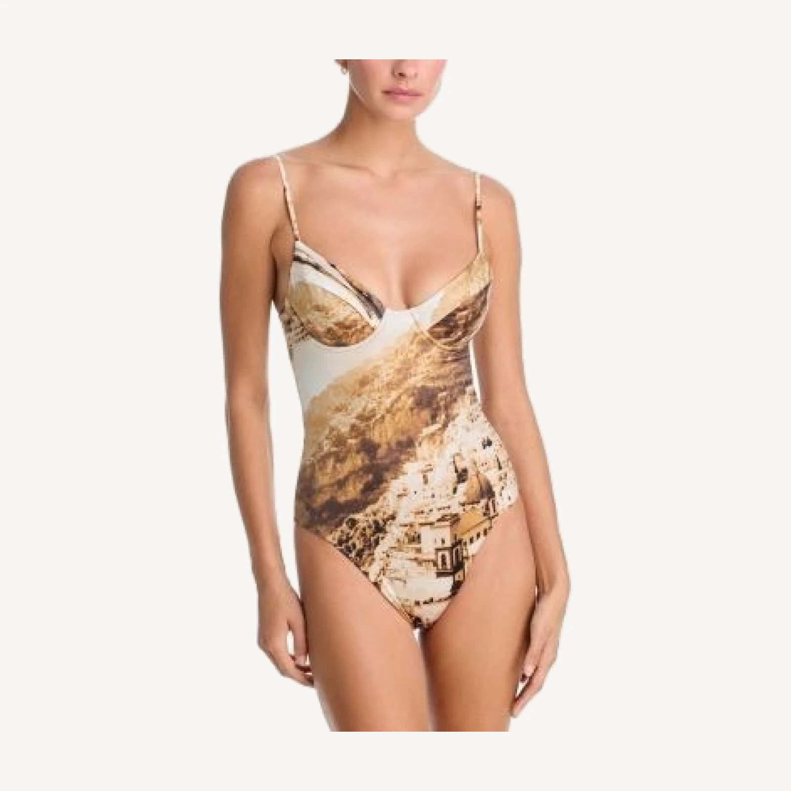 Staud Caroline One Piece Swimsuit