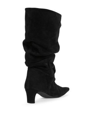 Staud Women's Wally Suede Slouch Boots