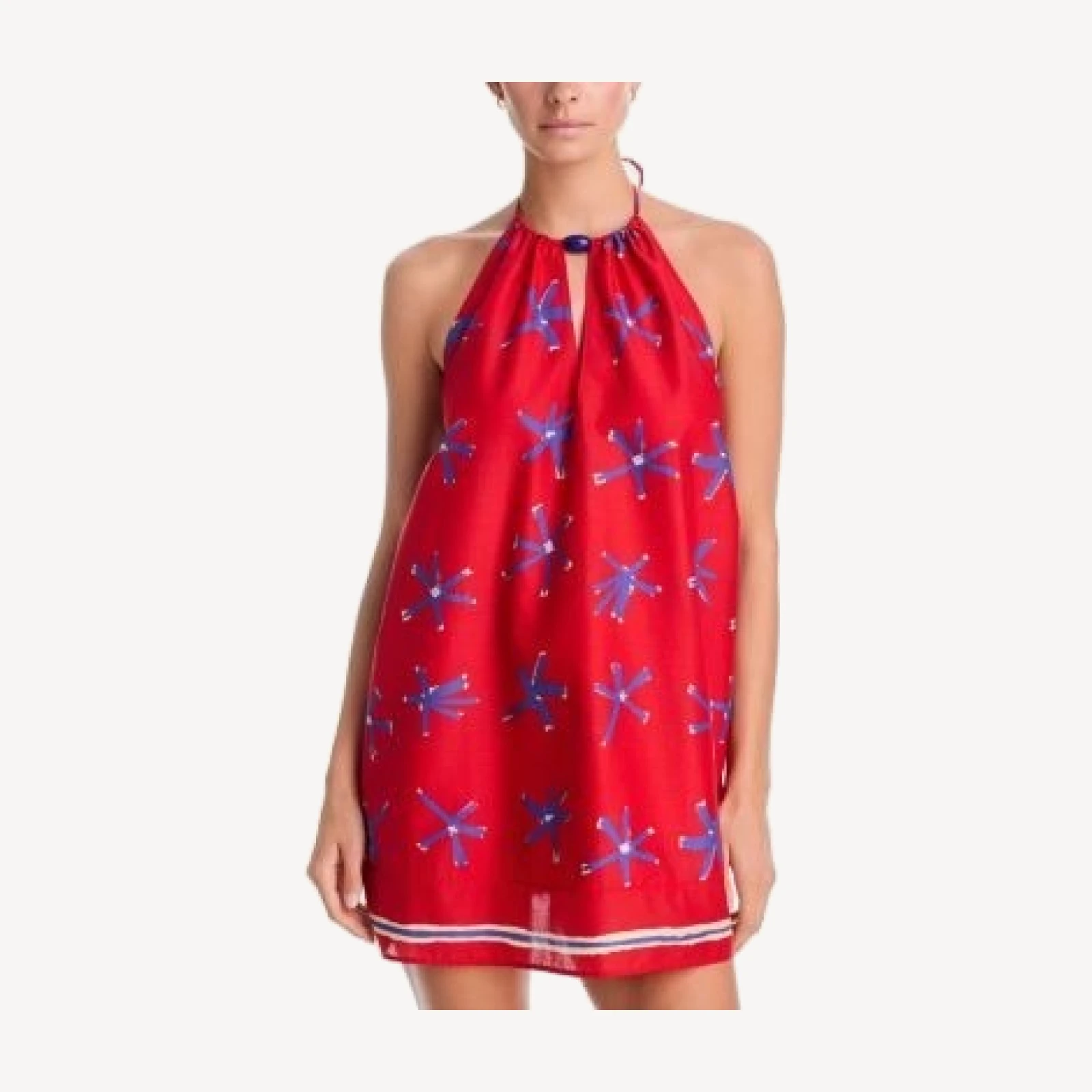 Staud Dani Mini Dress Swim Cover-Up
