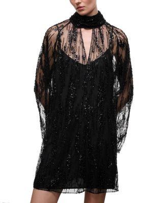 Staud Esther Embellished Mini Dress
