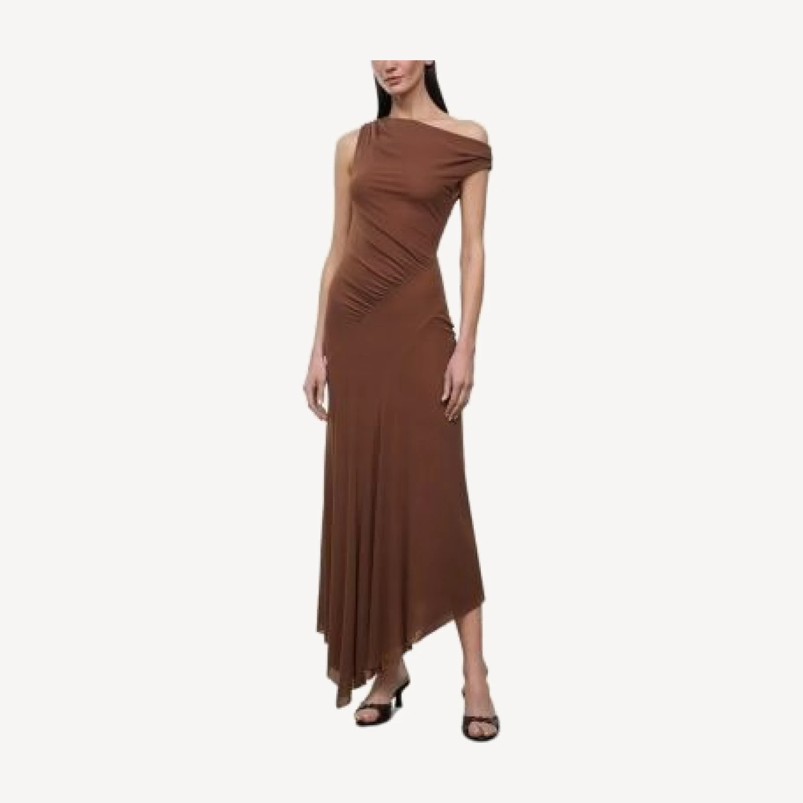 Staud Amaris Asymmetric Dress