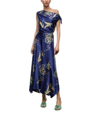 Staud Portia Silk Blend Dress