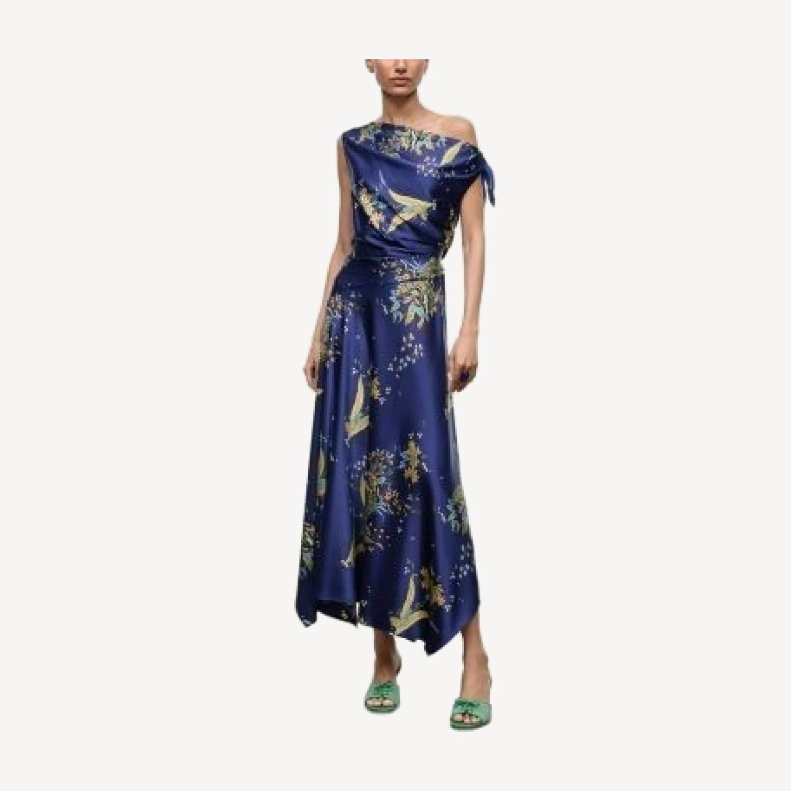 Staud Portia Silk Blend Dress