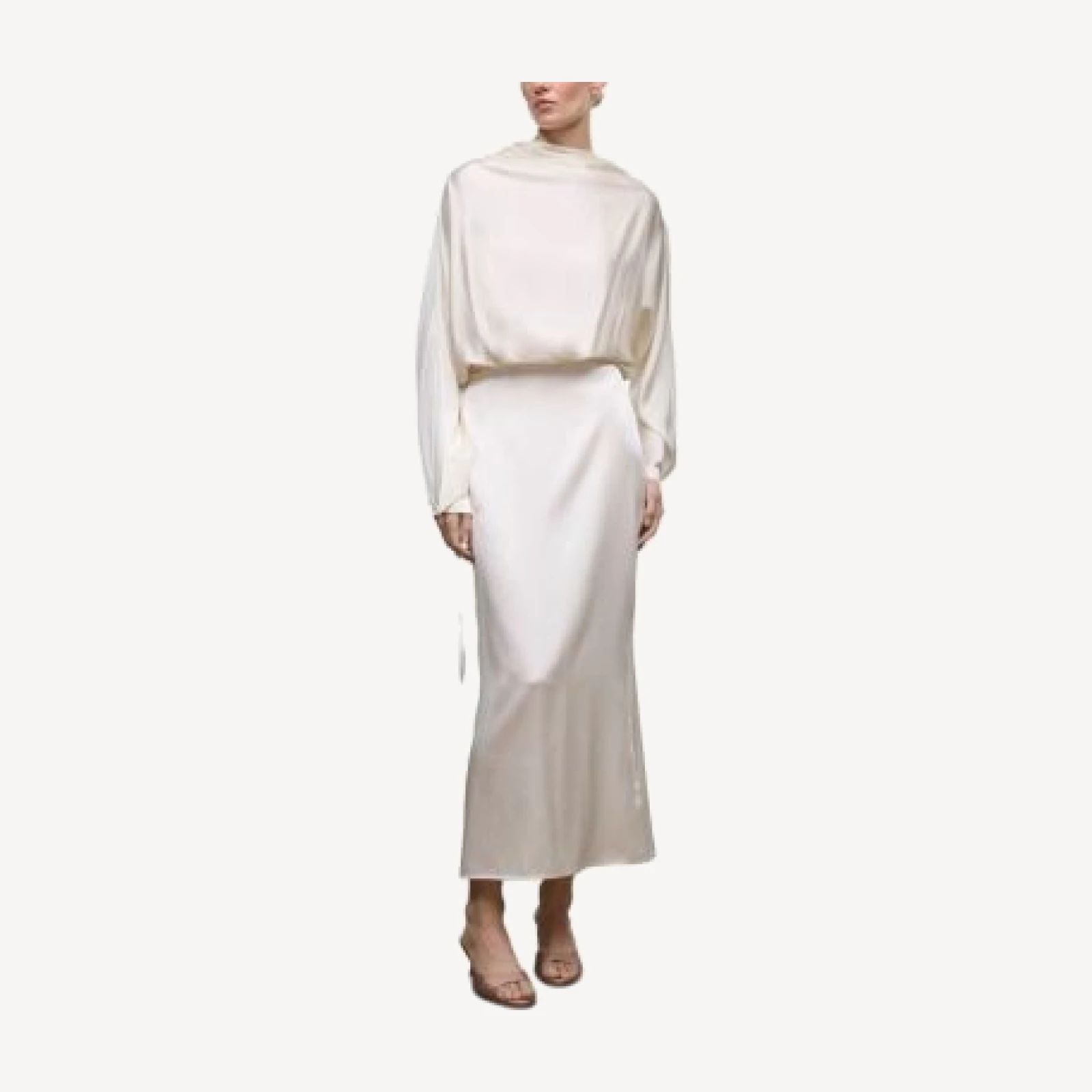 Staud Phoebe Silk Stretch Maxi Dress