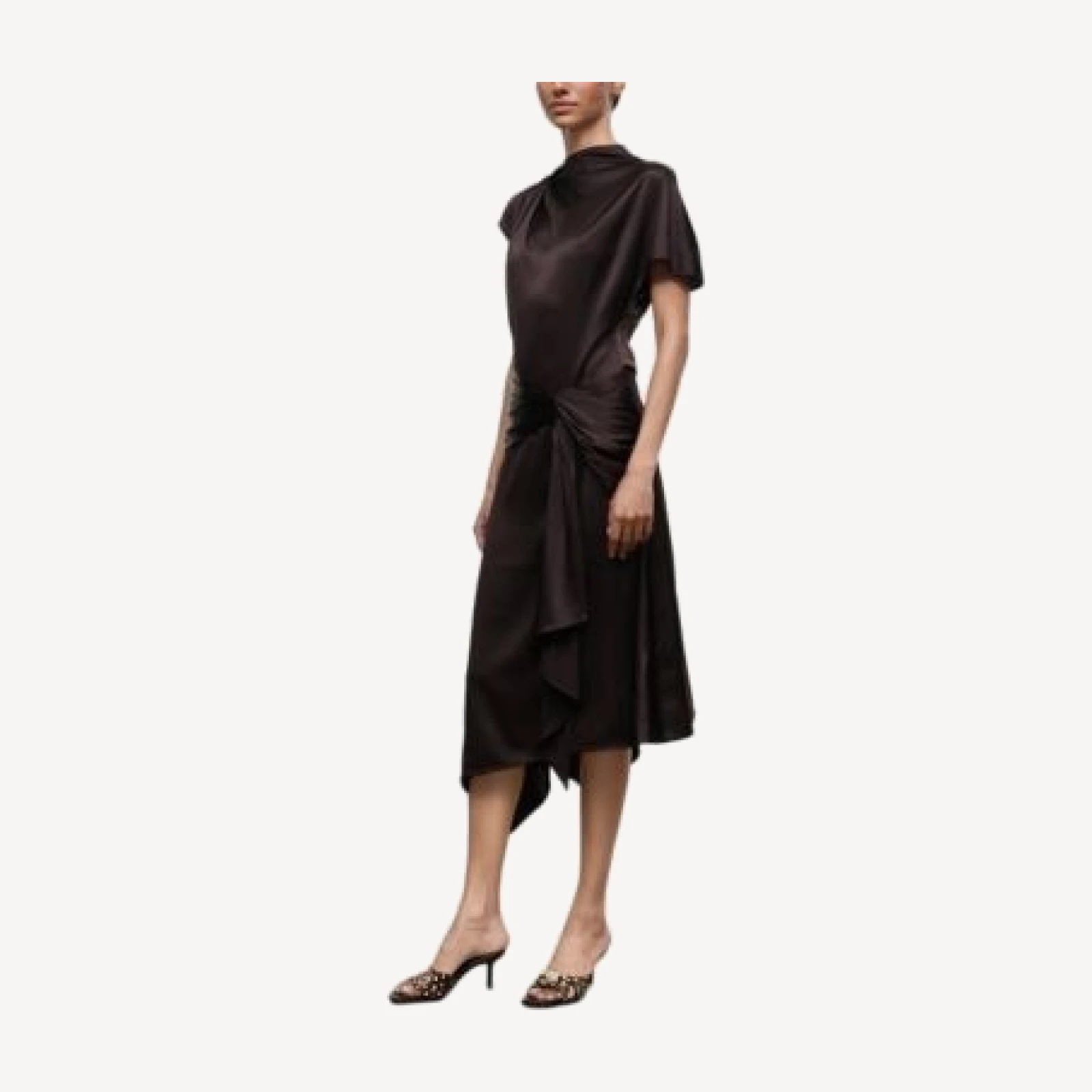Staud Davina Silk Blend Dress