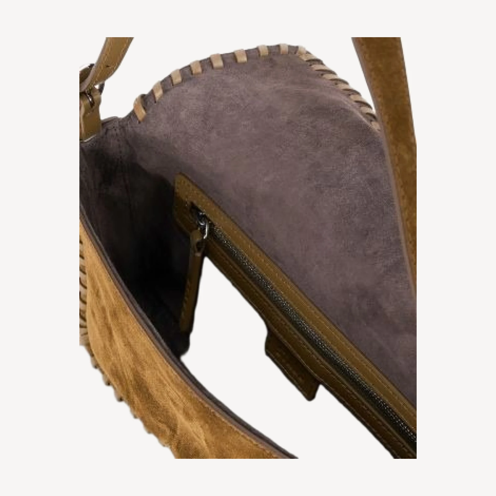 Staud Harlow Suede Top Handle Bag