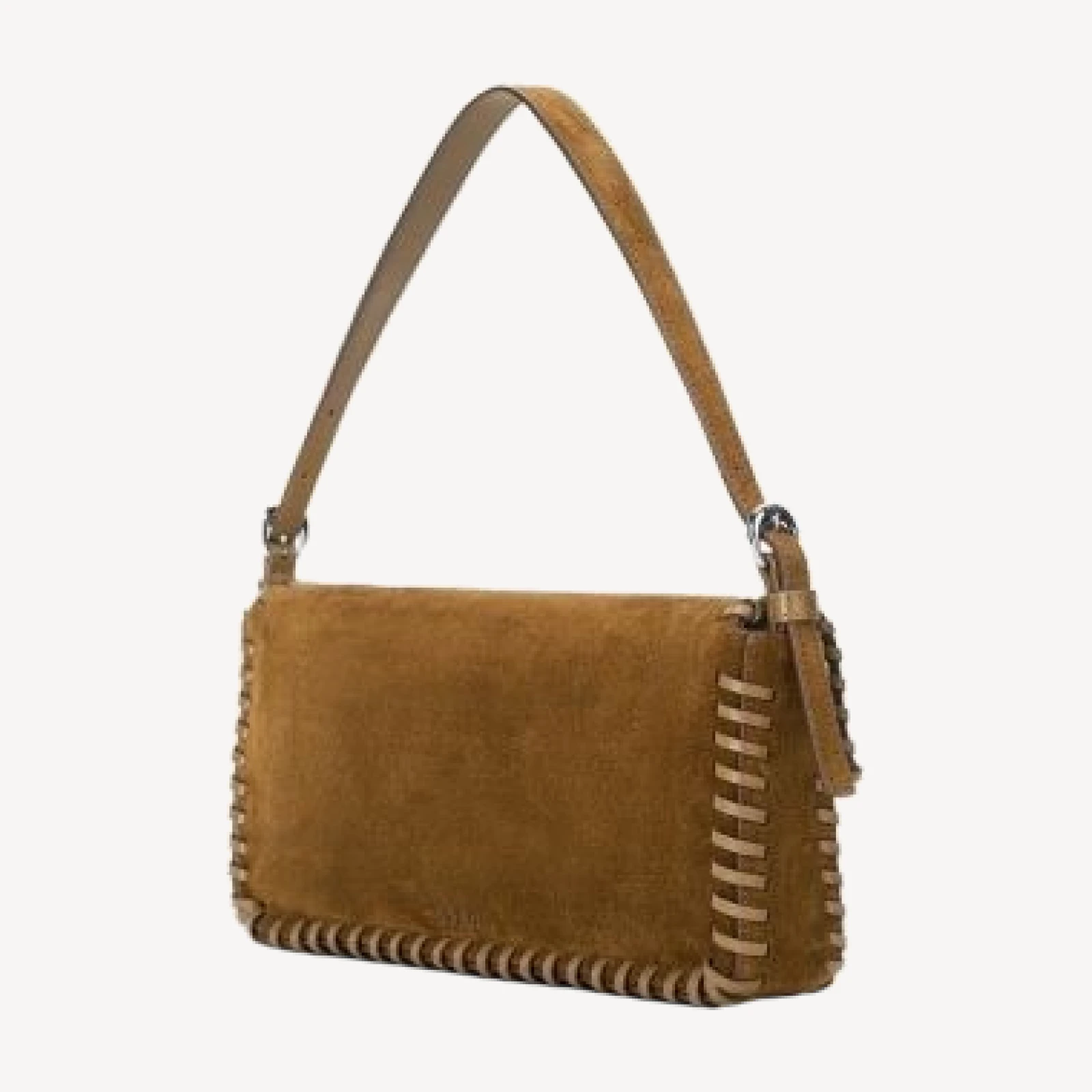 Staud Harlow Suede Top Handle Bag