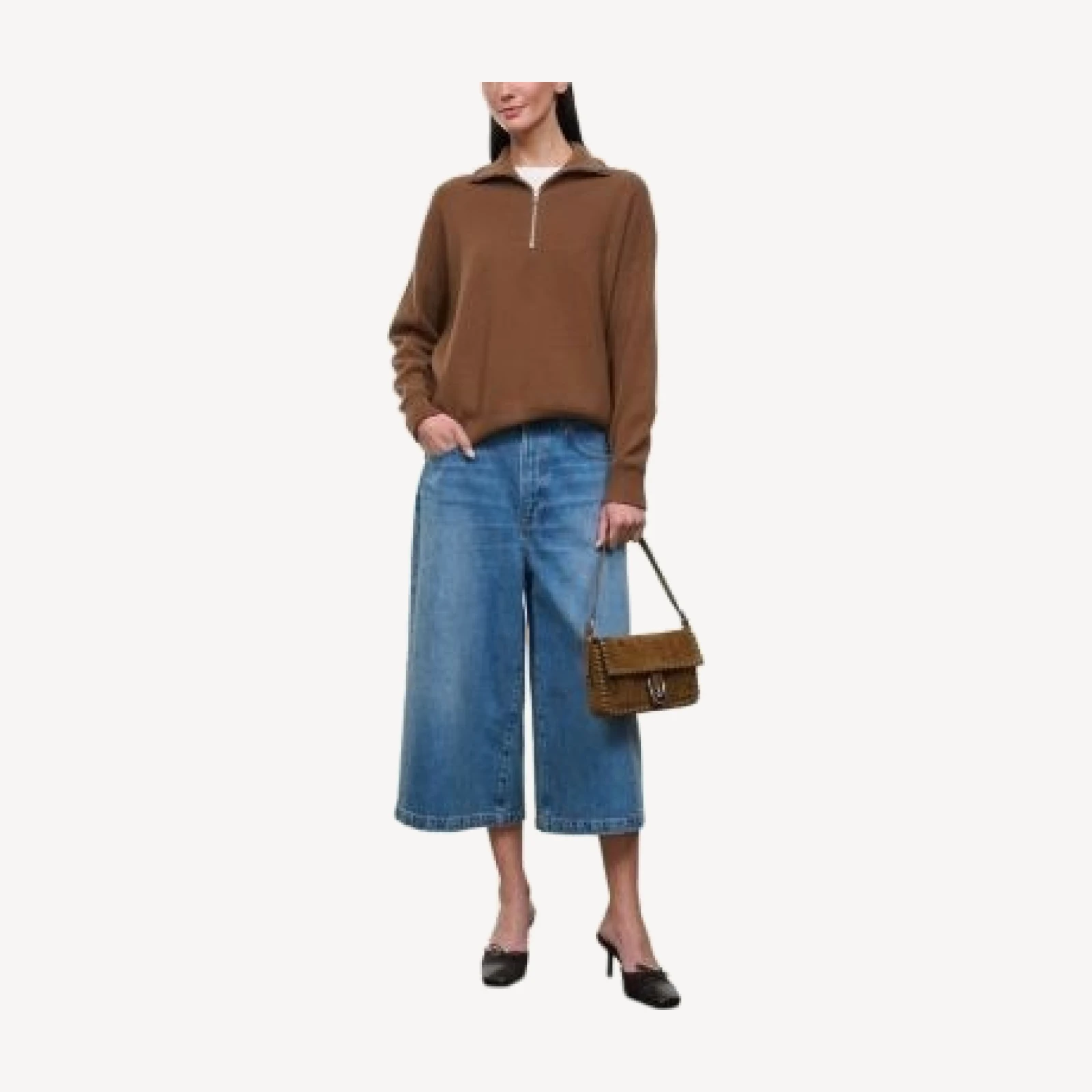 Staud Harlow Suede Top Handle Bag