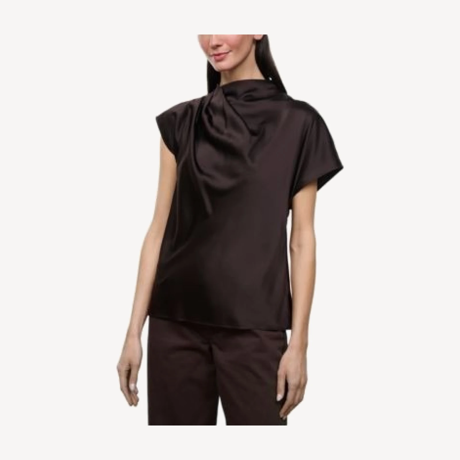 Staud Davina Silk Blend Top