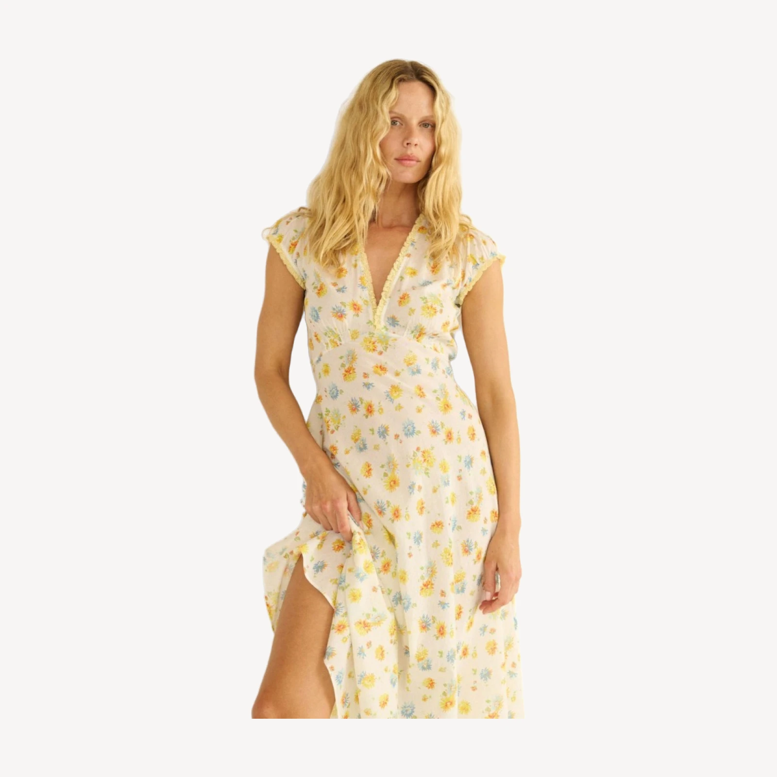 HELIA DRESS -- DAHLIA FLORAL