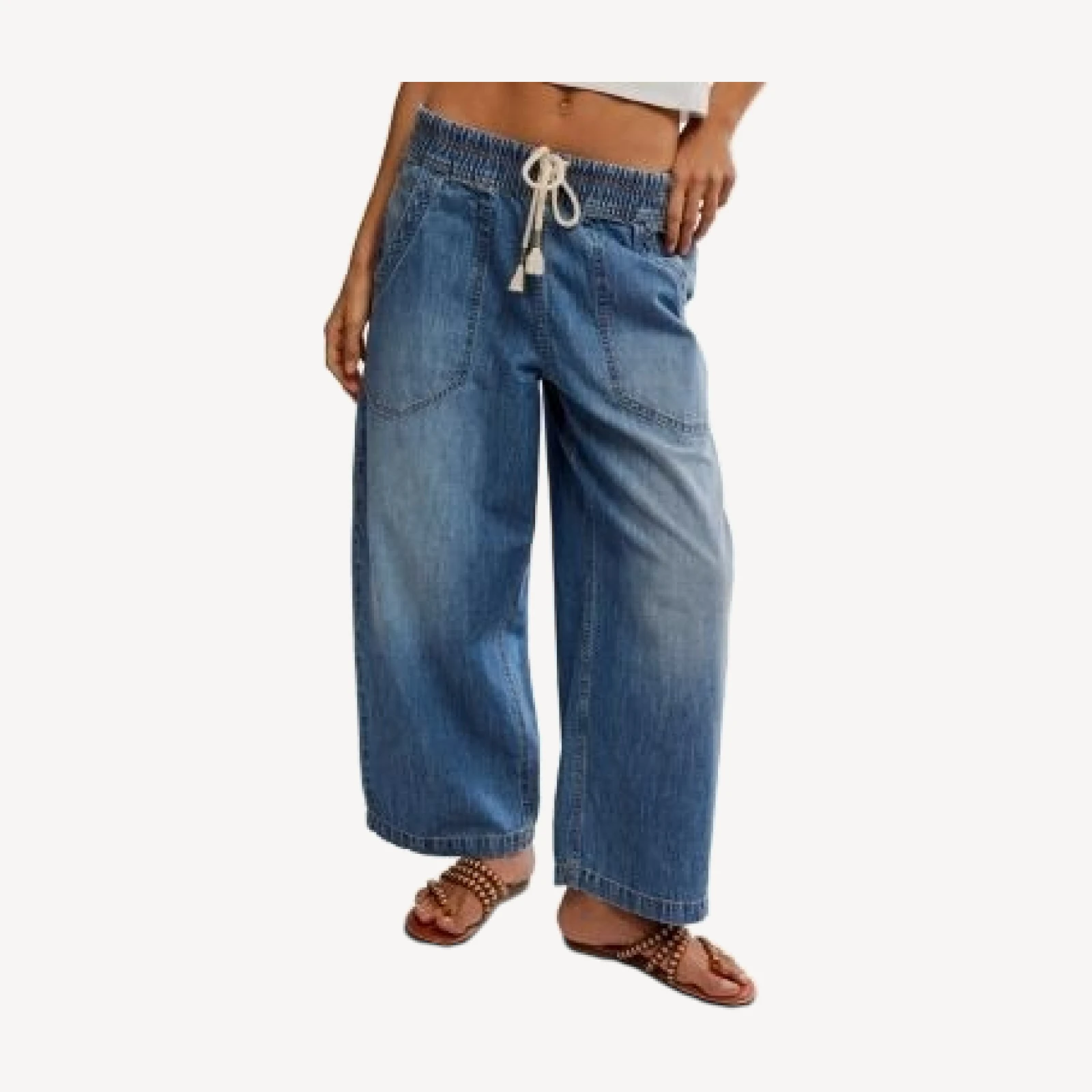 Free People Easy Peasy Pull On Pants
