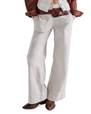 Free People Breezy Relaxed Pull On Jeans in Bright Light