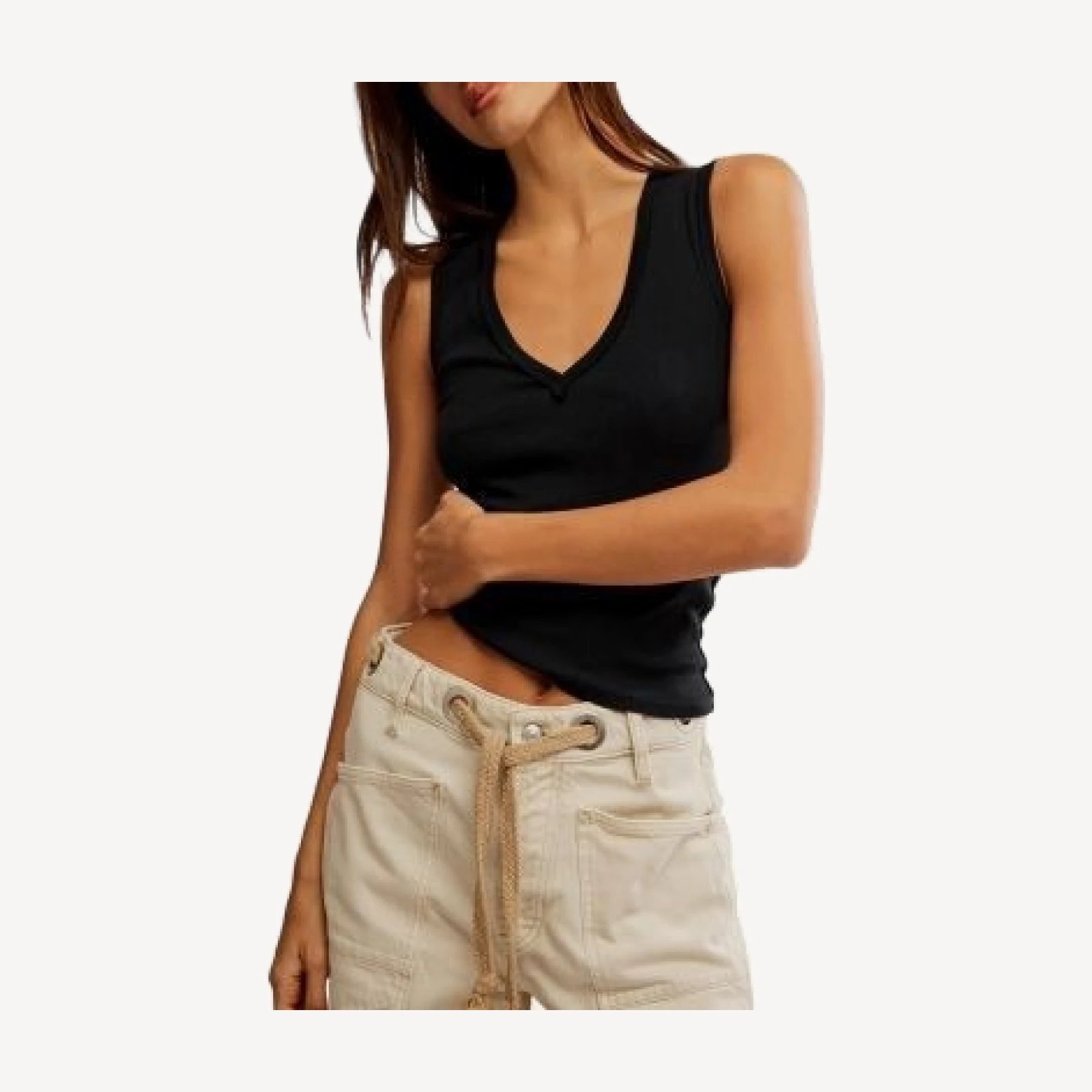 Free People Neria V Neck Tank