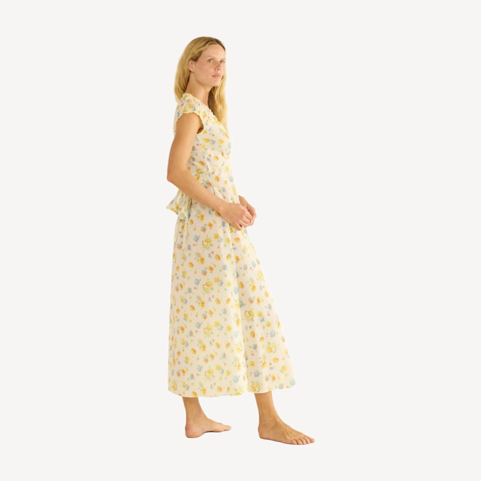 HELIA DRESS -- DAHLIA FLORAL