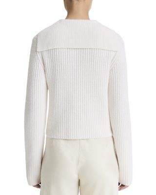 Vince Ribbed Sailor Collar Sweater