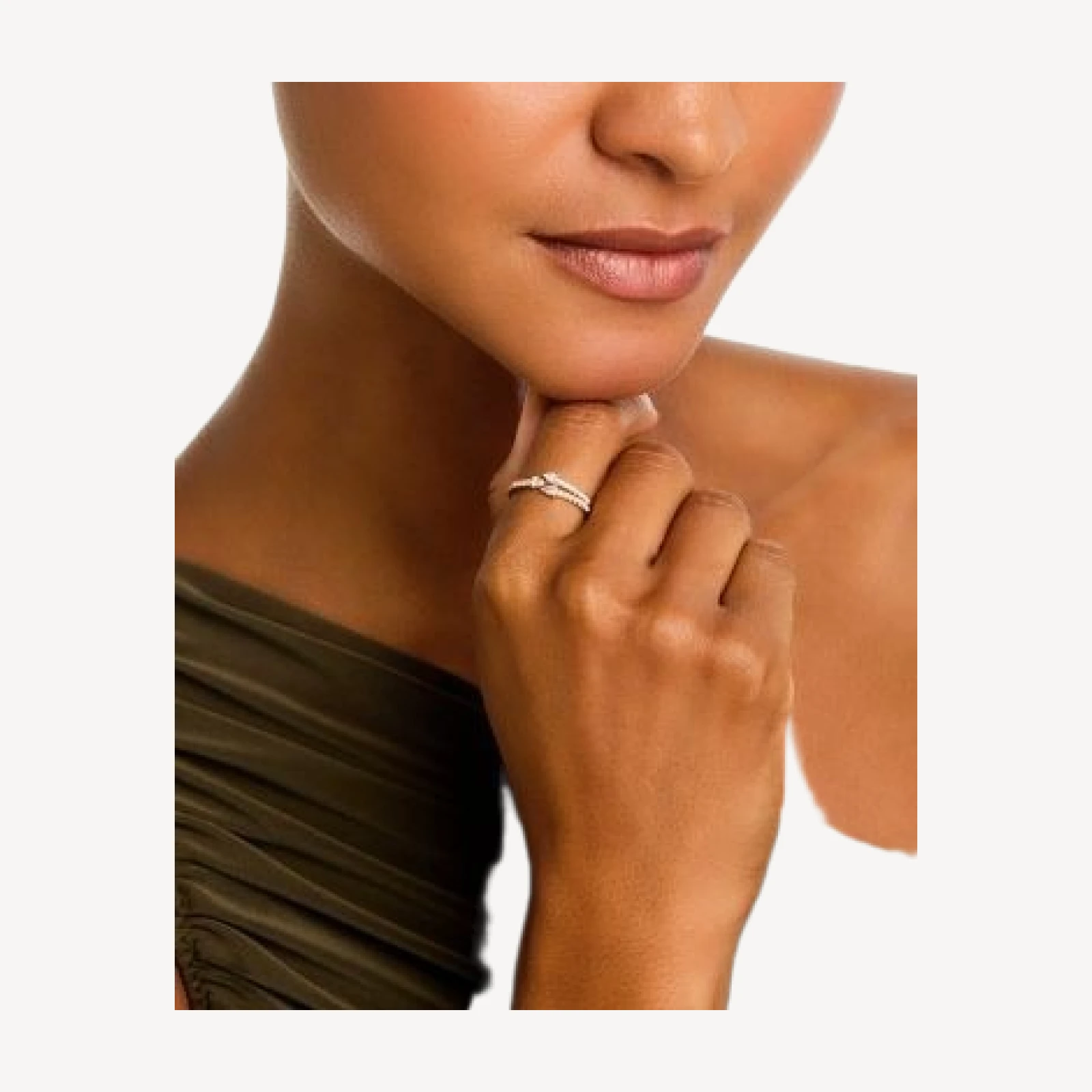 Bloomingdale's Fine Collection Diamond Pear & Round Bypass Ring in 14K Yellow Gold, 0.42 tcw