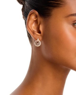 Bloomingdale's Fine Collection Diamond Doorknocker Drop Earrings in 14K Yellow Gold, 0.25 tcw