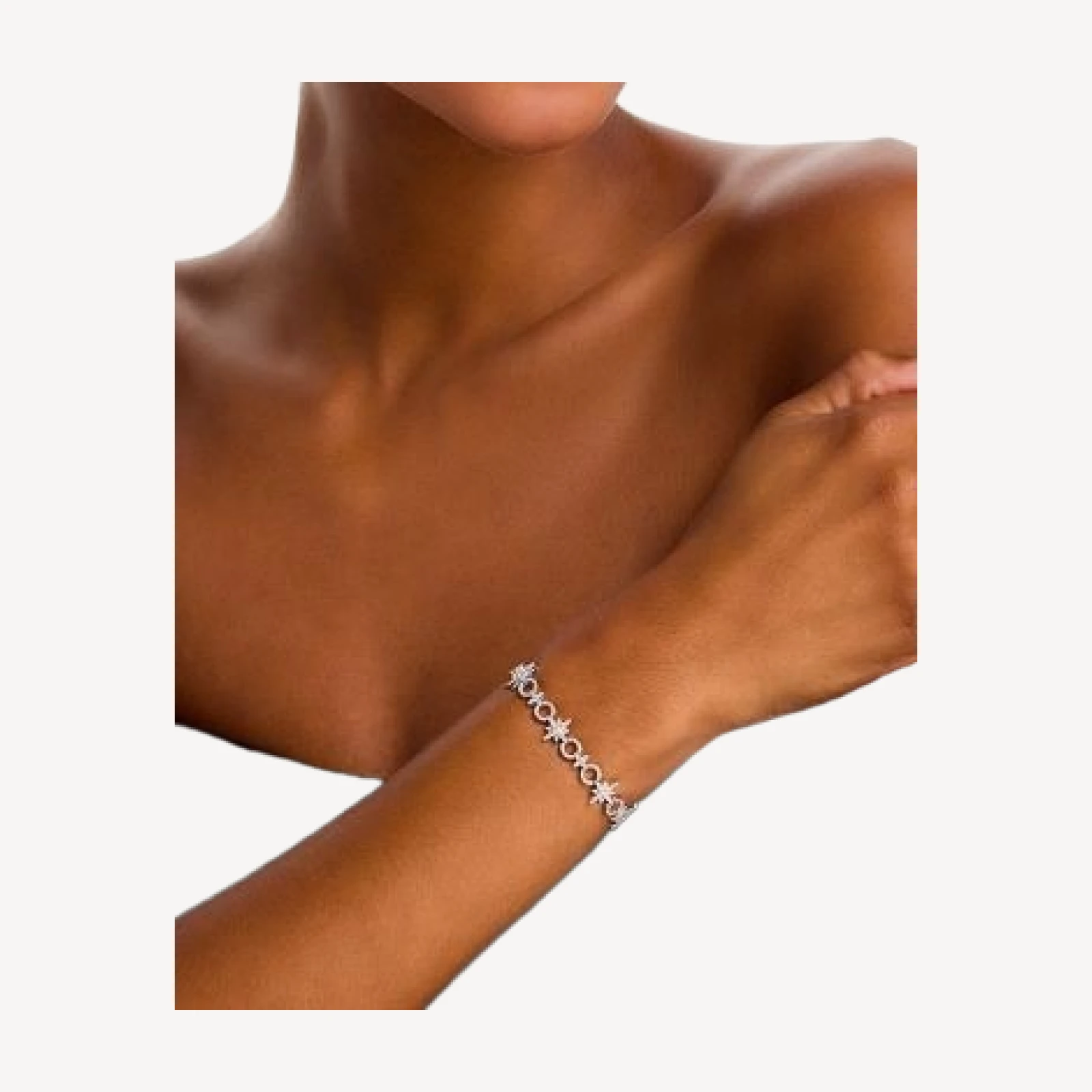 Bloomingdale's Fine Collection Diamond Starburst Bracelet in 14K White Gold, 2.42 tcw
