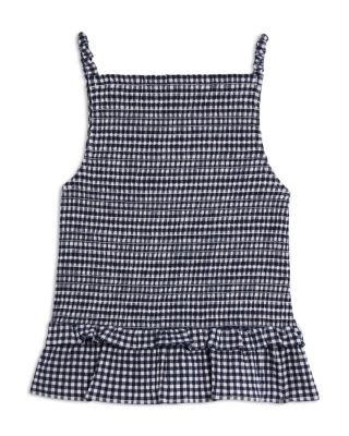 Aqua Girls' Gingham Top, Big Kid - Exclusive