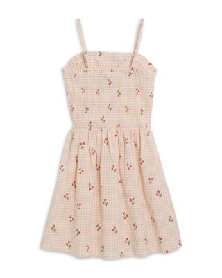 Aqua Girls' Gingham Cherry Dress, Big Kid - Exclusive