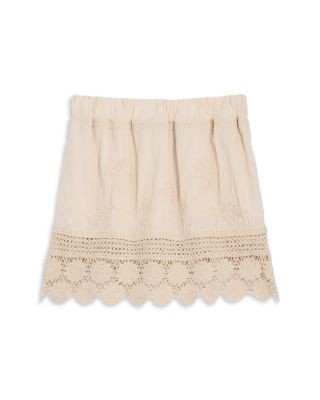 Aqua Girls' Crochet Flower Skirt, Big Kid - Exclusive