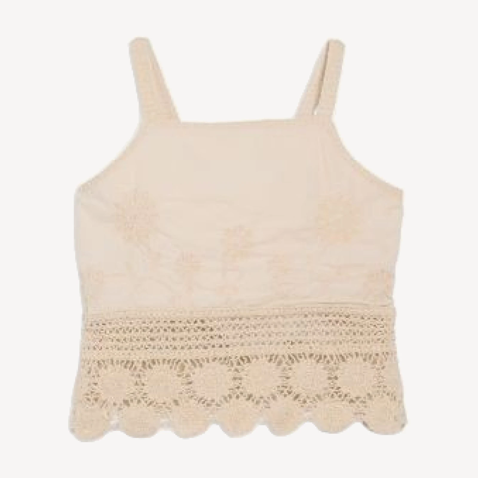 Aqua Girls' Crochet Flower Vest Top, Big Kid - Exclusive
