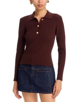 Aqua Gold Button Polo Sweater - Exclusive