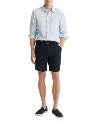 Vince Linen Flap Pocket Shorts